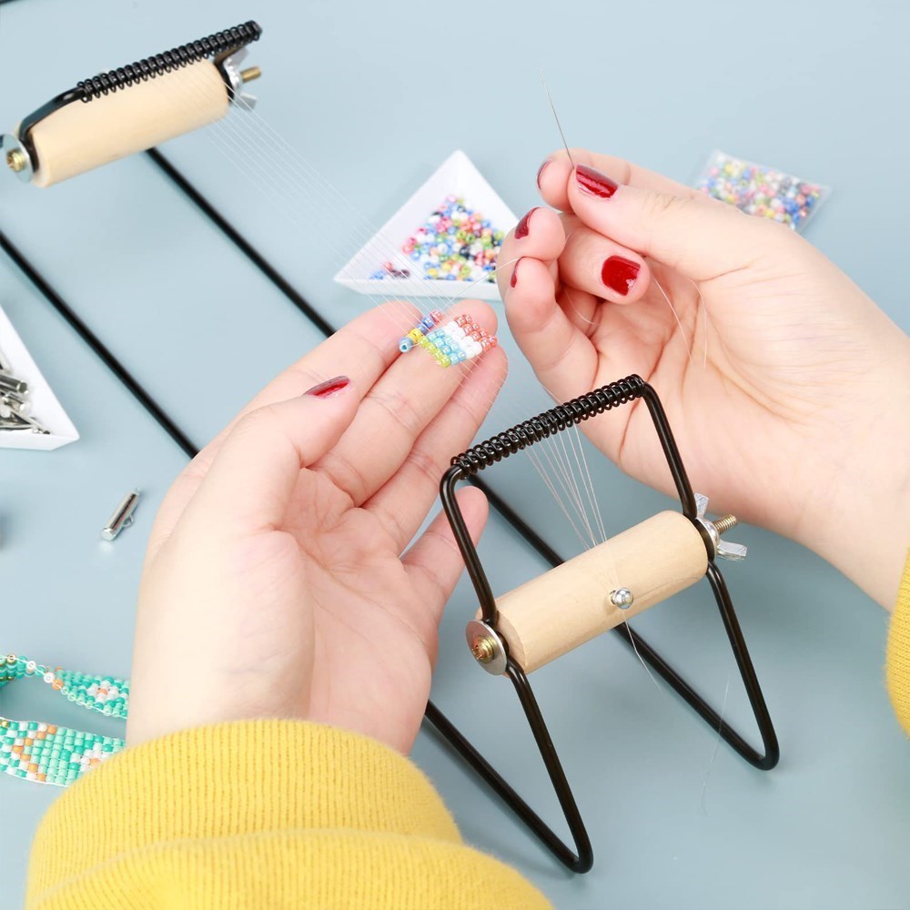 Pom Pom Maker Tool - Web-Perlenwebstuhl, einfach zu verwendendes DIY-Werkzeug mit