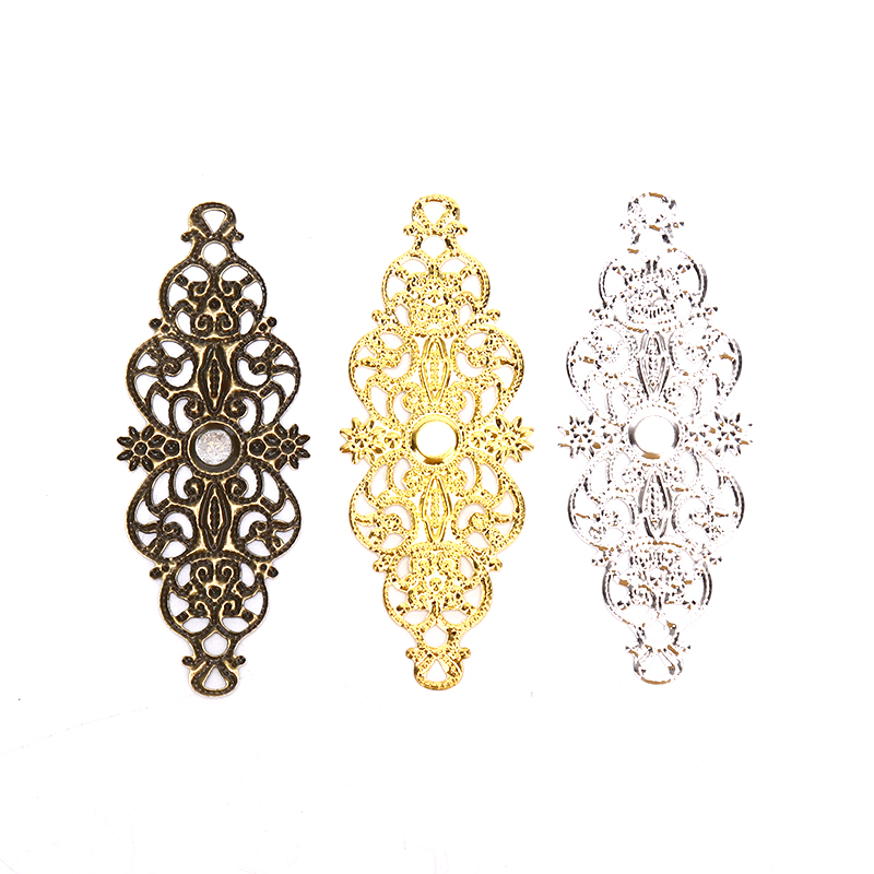 Craft Embellishment - ★ ▲ 20 Stück filigrane Blumen-Verbindungsstücke