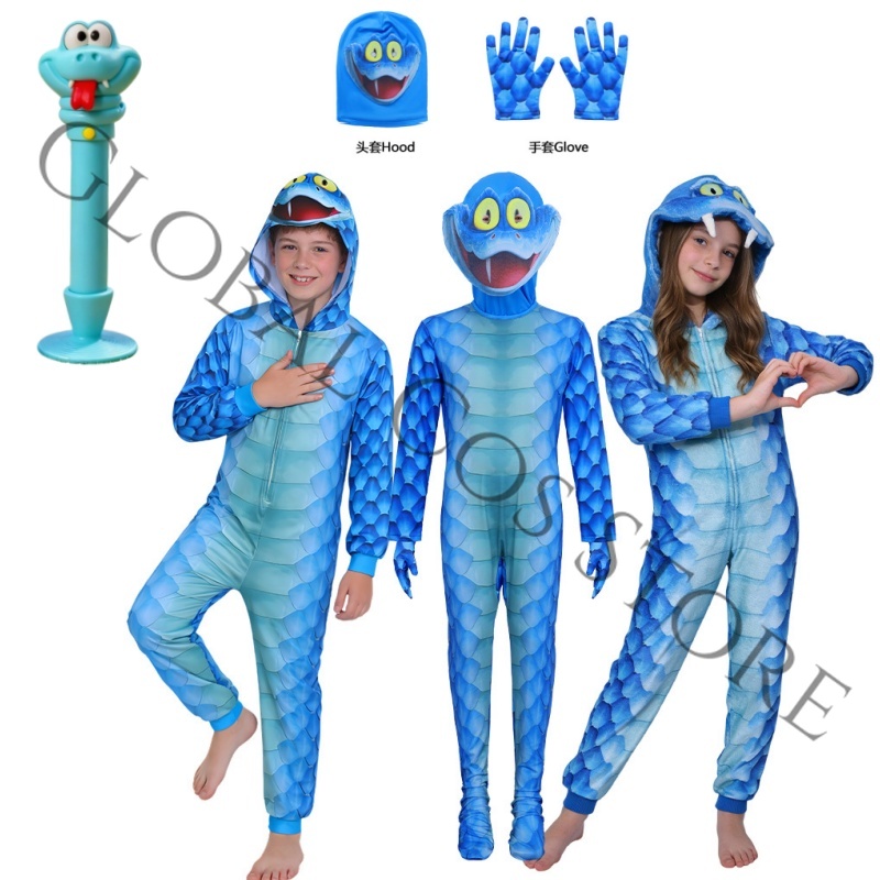 Zebra Pen Mildliner - Zootopia Gary A Snake Cosplay-Kostüm, Reptilien-Monster,