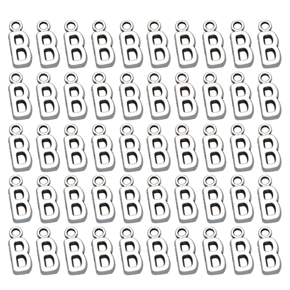50 Stück Alphabet-Anhänger, Bu – Craft Embellishment Bewertung und Preis