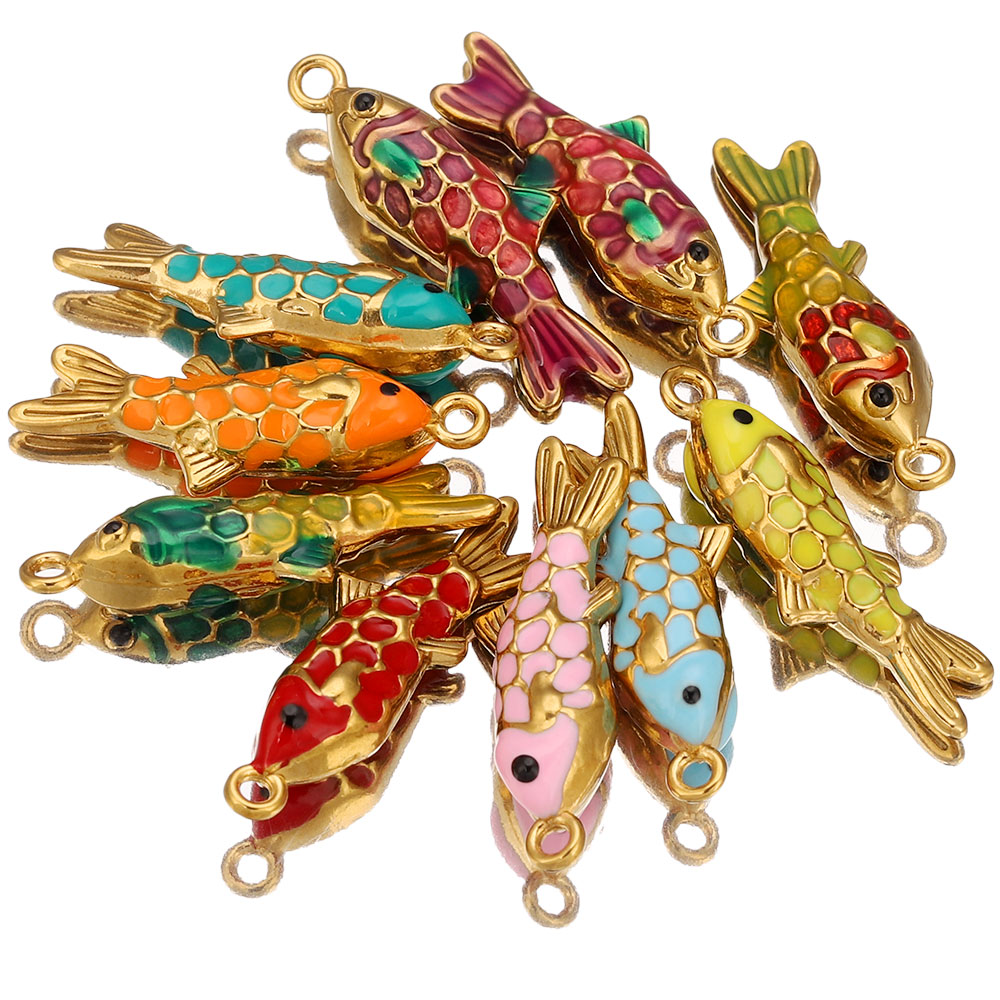 2 Stück Edelstahl bunte Emaill – Embellishment Crafts Bewertung und Preis