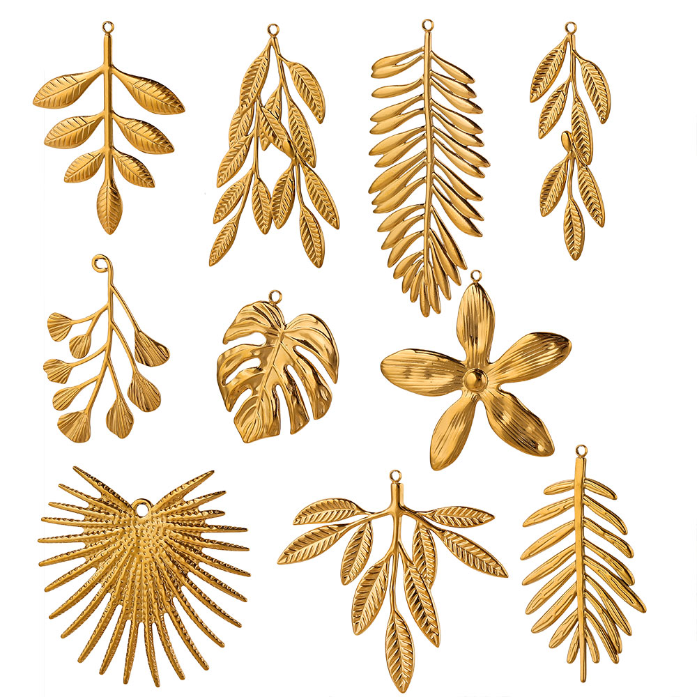 5 Stück Edelstahl Große Blatt- – Embellishment Crafts Bewertung und Preis