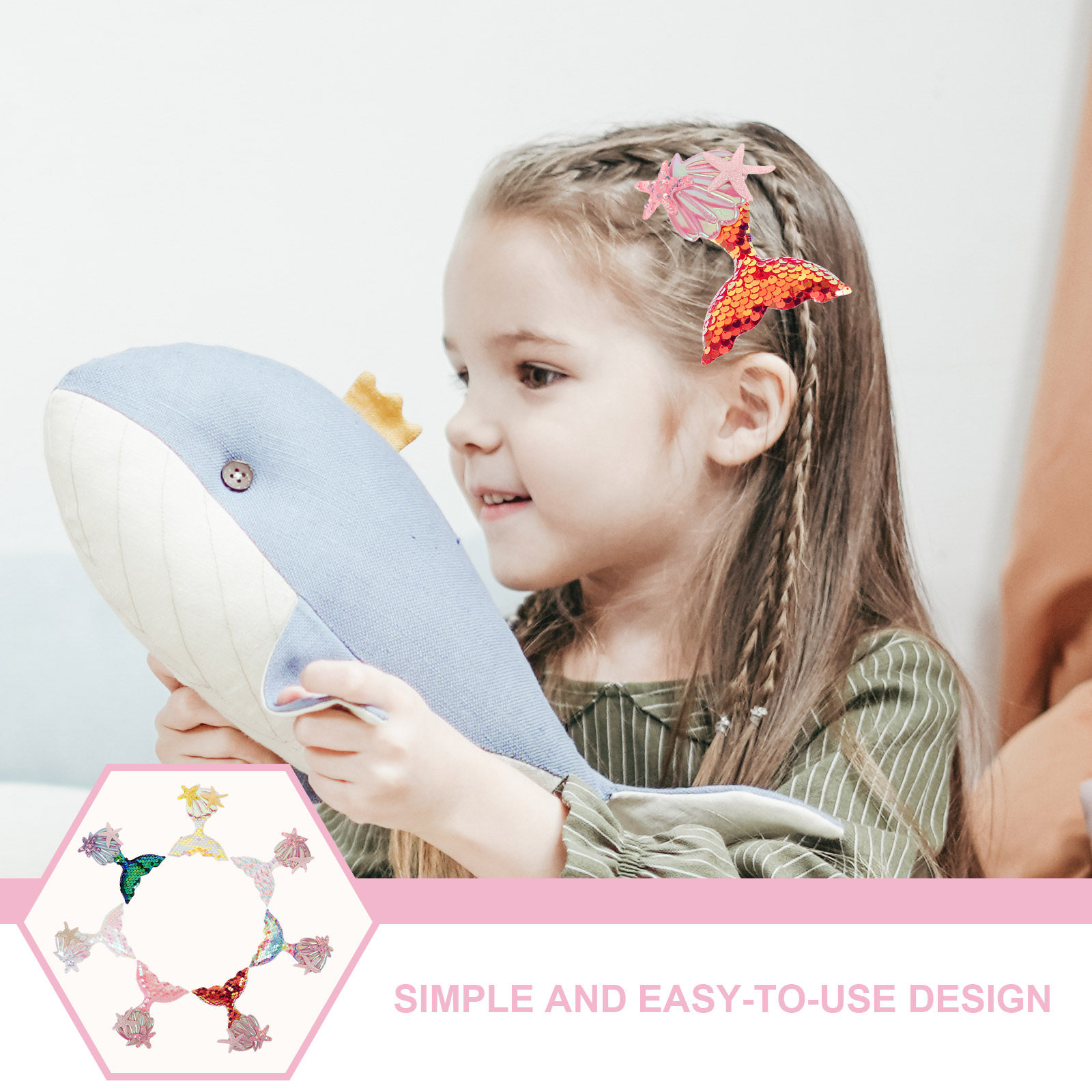 7 Stück Meerjungfrauen-Stoffau – Craft Embellishment Bewertung und Preis