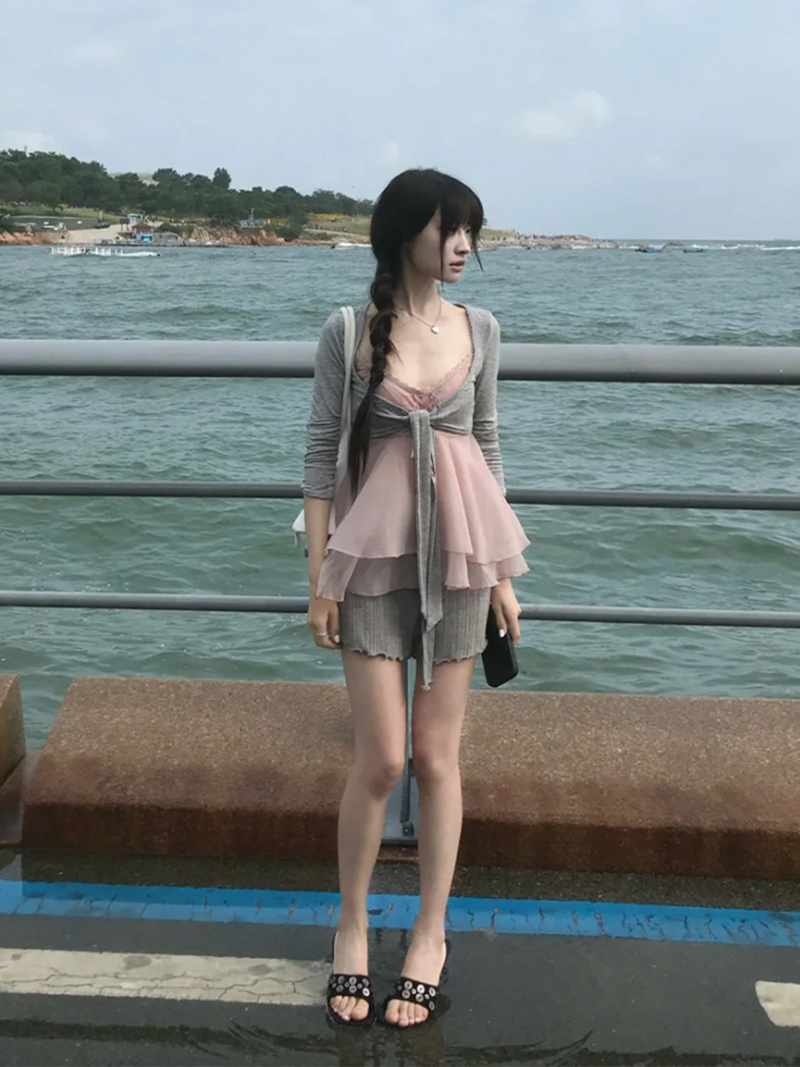 Koreanisches Süßes Sommer-3-Te – Lace Ribbon Trim Bewertung und Preis