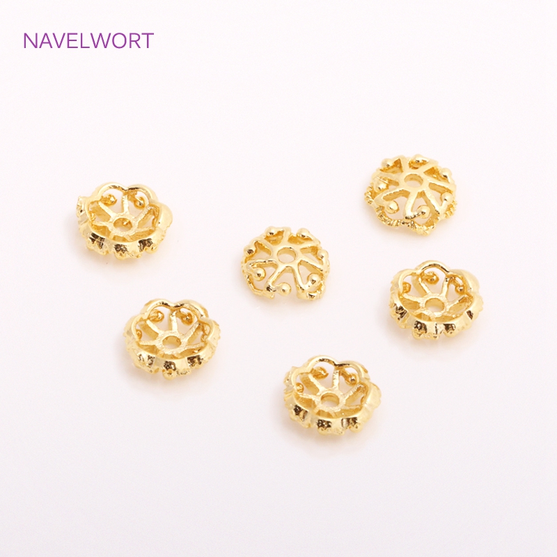 7mm 14K vergoldete Messing-Per – Embellishment Crafts Bewertung und Preis