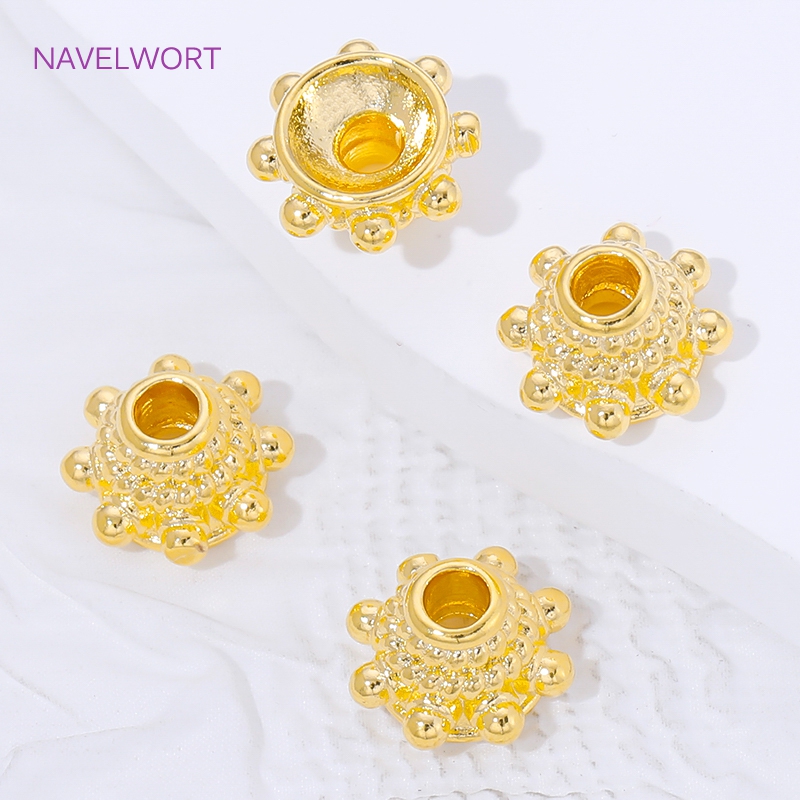 2/4/8 Stück 18K vergoldete Abs – Embellishment Crafts Bewertung und Preis