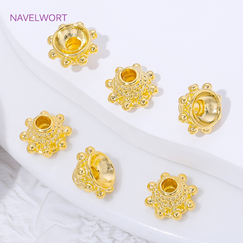 2/4/8 Stück 18K vergoldete Abs – Embellishment Crafts Bewertung und Preis