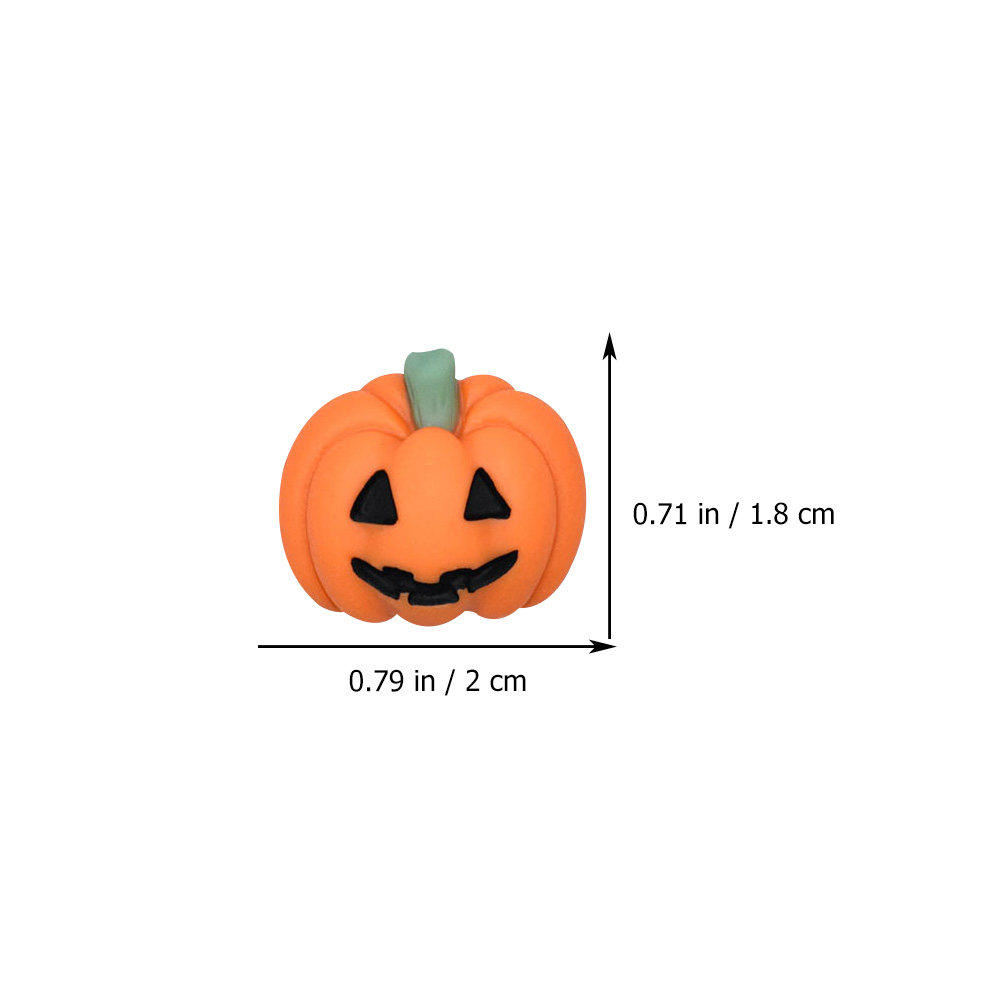 20 Stück Halloween-Kürbis-Harz – Craft Embellishment Bewertung und Preis