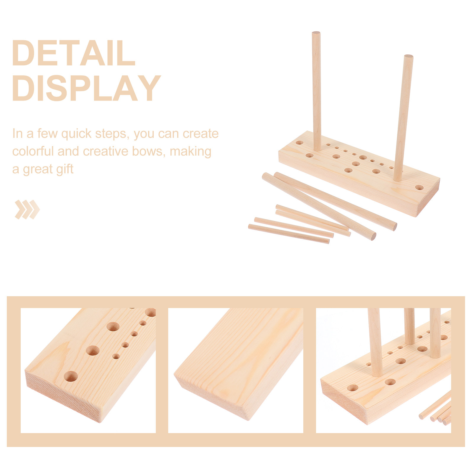 1 Set Holz-Bogenmacher, DIY-Ba – Pom Pom Maker Tool Bewertung und Preis